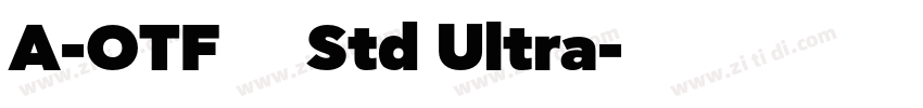 A-OTF 勘亭流 Std Ultra字体转换